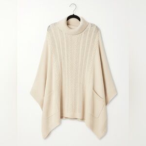 White House Black Market poncho shawl